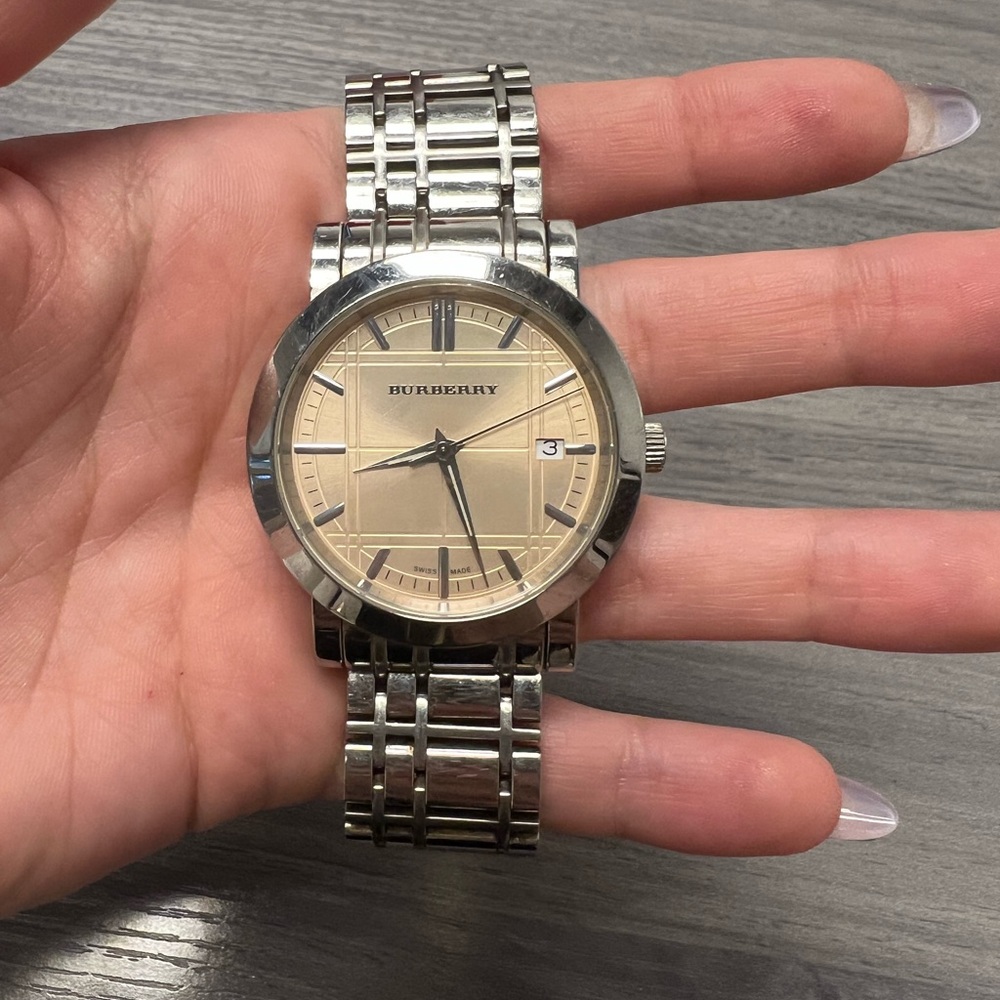 Burberry Heritage Quarts Analog Stainless Steel Watch BU1352